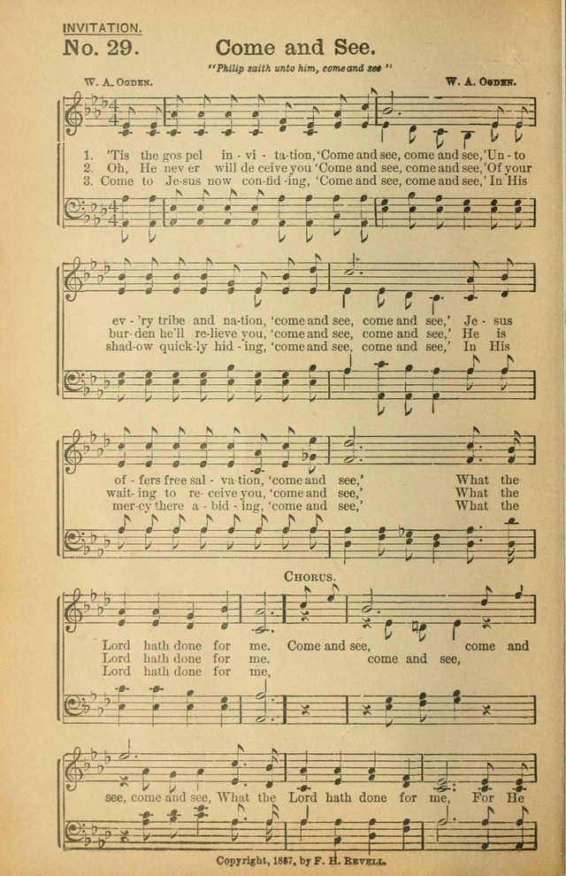 Best Hymns: from all the books and new ones to be made the best: selections from over one hundred of our best hymn writers page 32