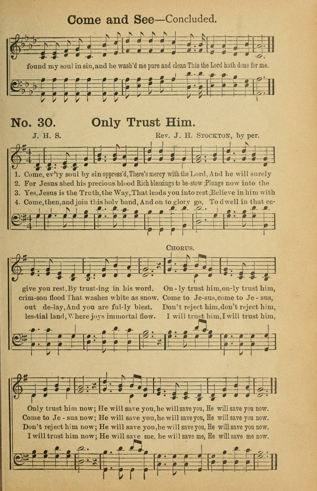 Best Hymns: from all the books and new ones to be made the best: selections from over one hundred of our best hymn writers page 33