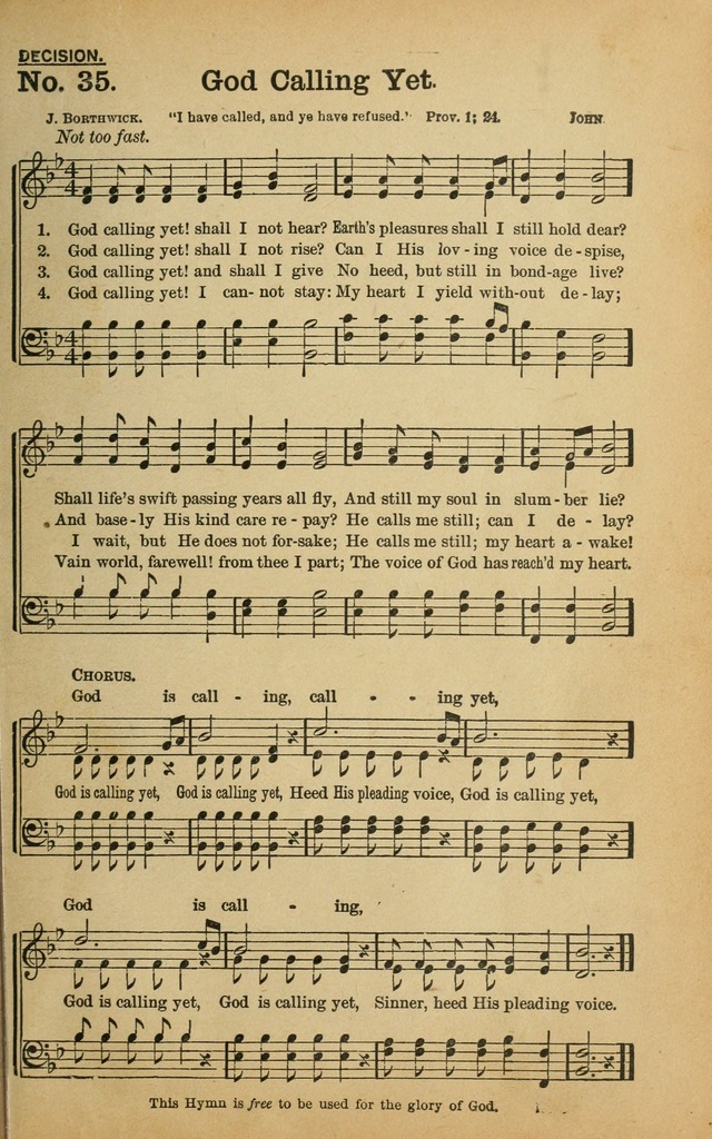 Best Hymns: from all the books and new ones to be made the best: selections from over one hundred of our best hymn writers page 37