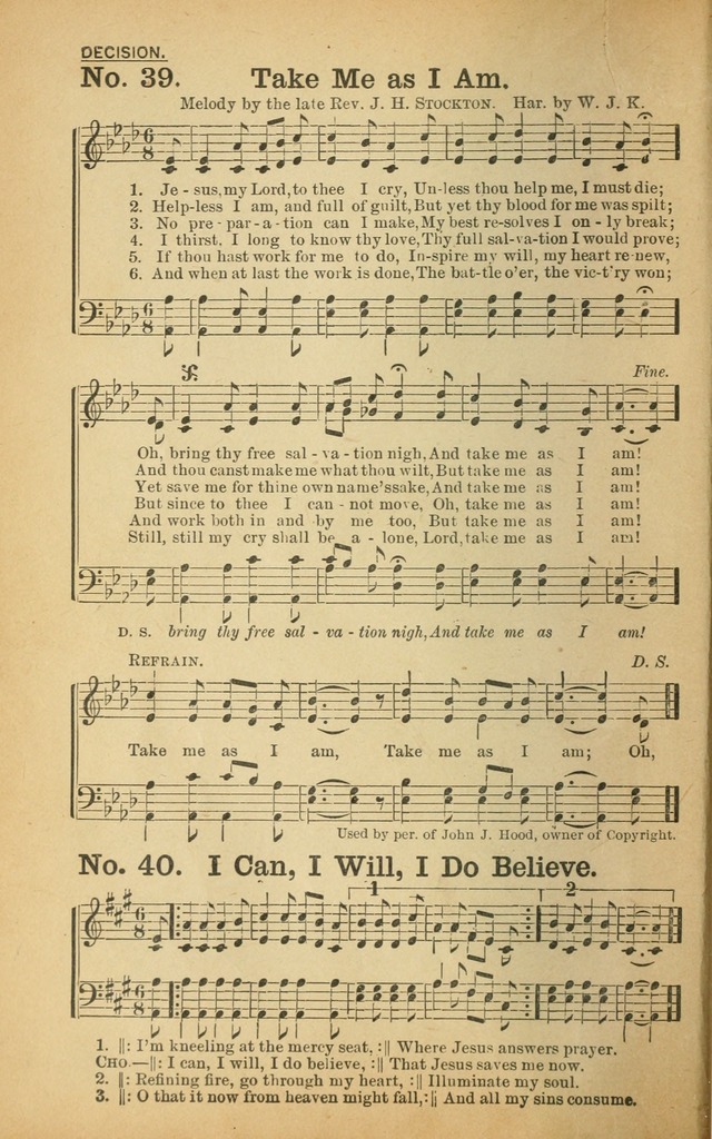 Best Hymns: from all the books and new ones to be made the best: selections from over one hundred of our best hymn writers page 40