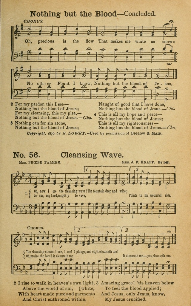 Best Hymns: from all the books and new ones to be made the best: selections from over one hundred of our best hymn writers page 51