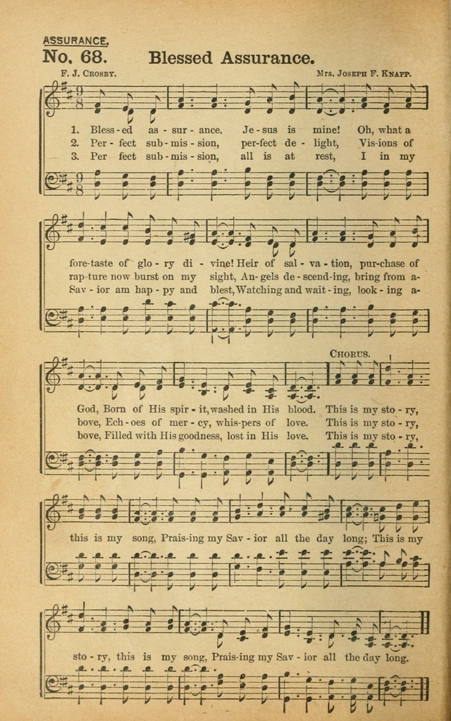 Best Hymns: from all the books and new ones to be made the best: selections from over one hundred of our best hymn writers page 62