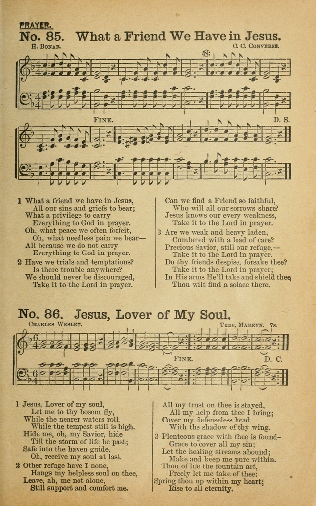 Best Hymns: from all the books and new ones to be made the best: selections from over one hundred of our best hymn writers page 75