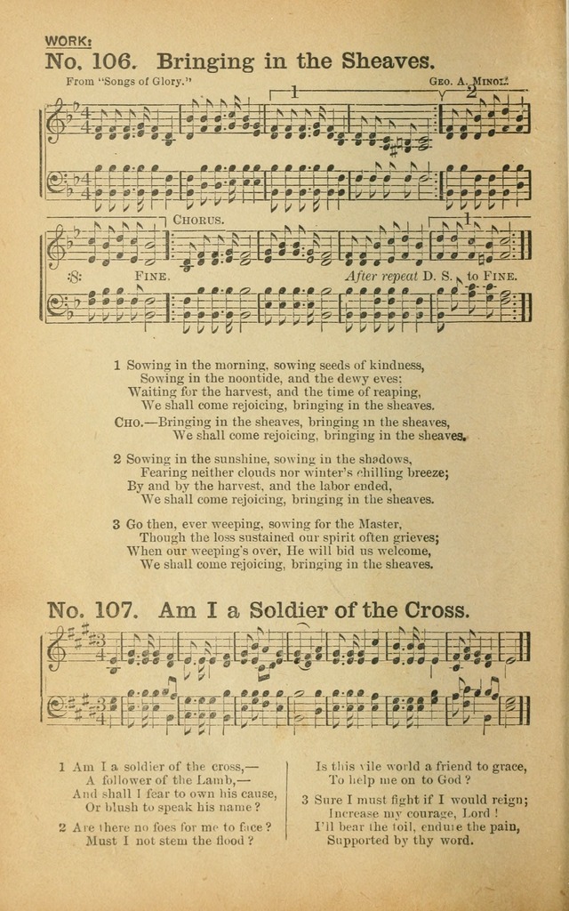 Best Hymns: from all the books and new ones to be made the best: selections from over one hundred of our best hymn writers page 88