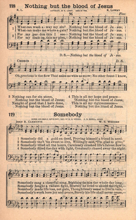 Bethany Hymns: A compilation of Choice Songs and Hymns page 128