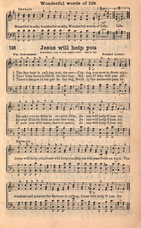 Bethany Hymns: A compilation of Choice Songs and Hymns page 141