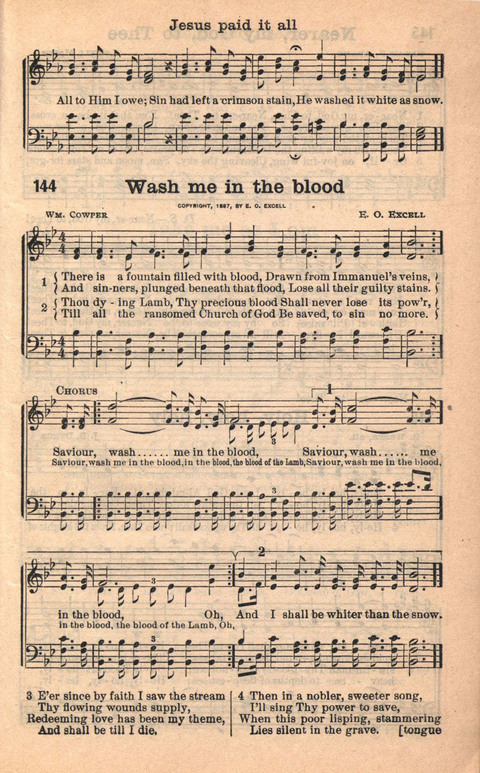 Bethany Hymns: A compilation of Choice Songs and Hymns page 145