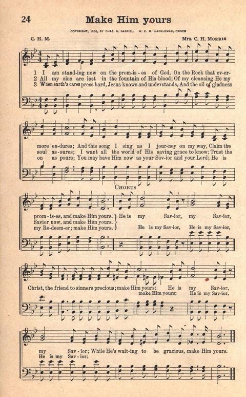 Bethany Hymns: A compilation of Choice Songs and Hymns page 24