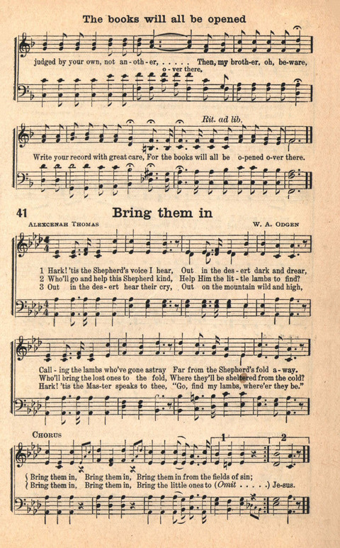 Bethany Hymns: A compilation of Choice Songs and Hymns page 41