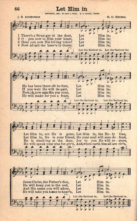 Bethany Hymns: A compilation of Choice Songs and Hymns page 66