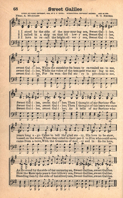 Bethany Hymns: A compilation of Choice Songs and Hymns page 68