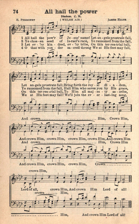 Bethany Hymns: A compilation of Choice Songs and Hymns page 74