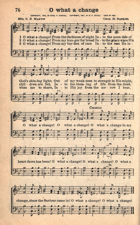 Bethany Hymns: A compilation of Choice Songs and Hymns page 76