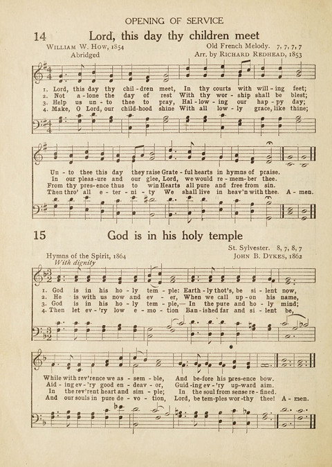 The Beacon Hymnal: for Church Schools, Young People