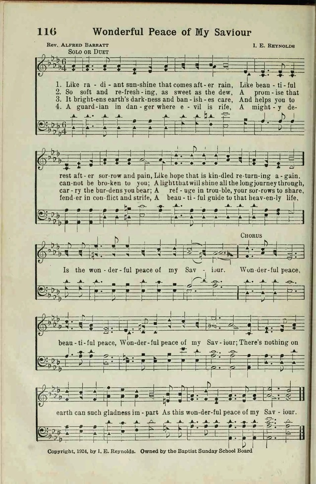 The Broadman Hymnal page 114