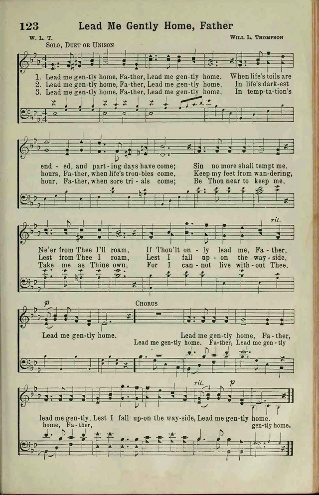 The Broadman Hymnal page 121