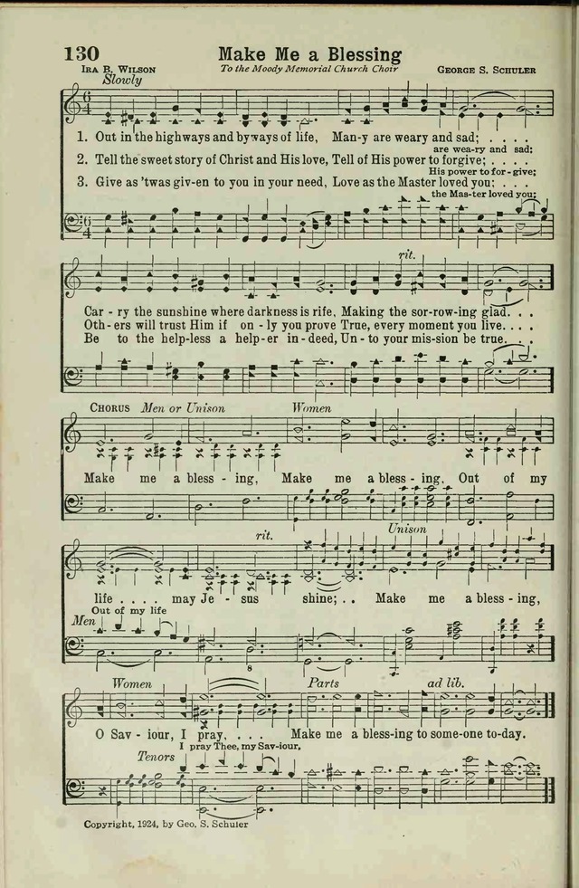 The Broadman Hymnal page 128