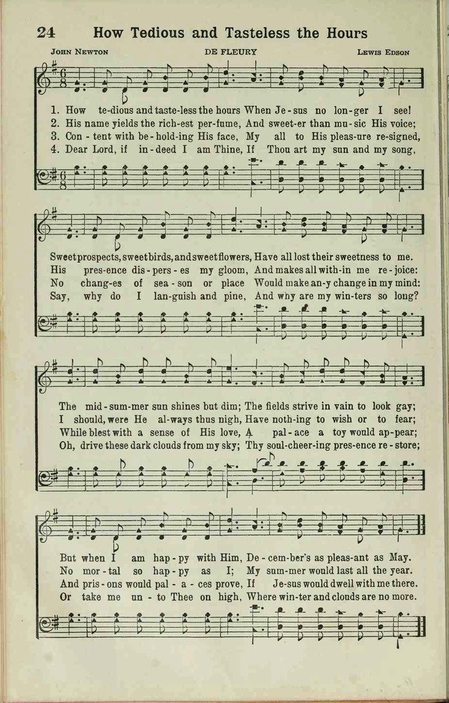 The Broadman Hymnal page 22