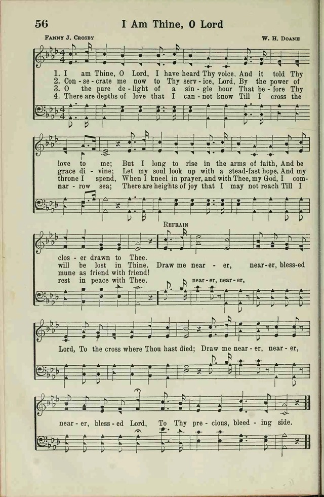 The Broadman Hymnal page 54