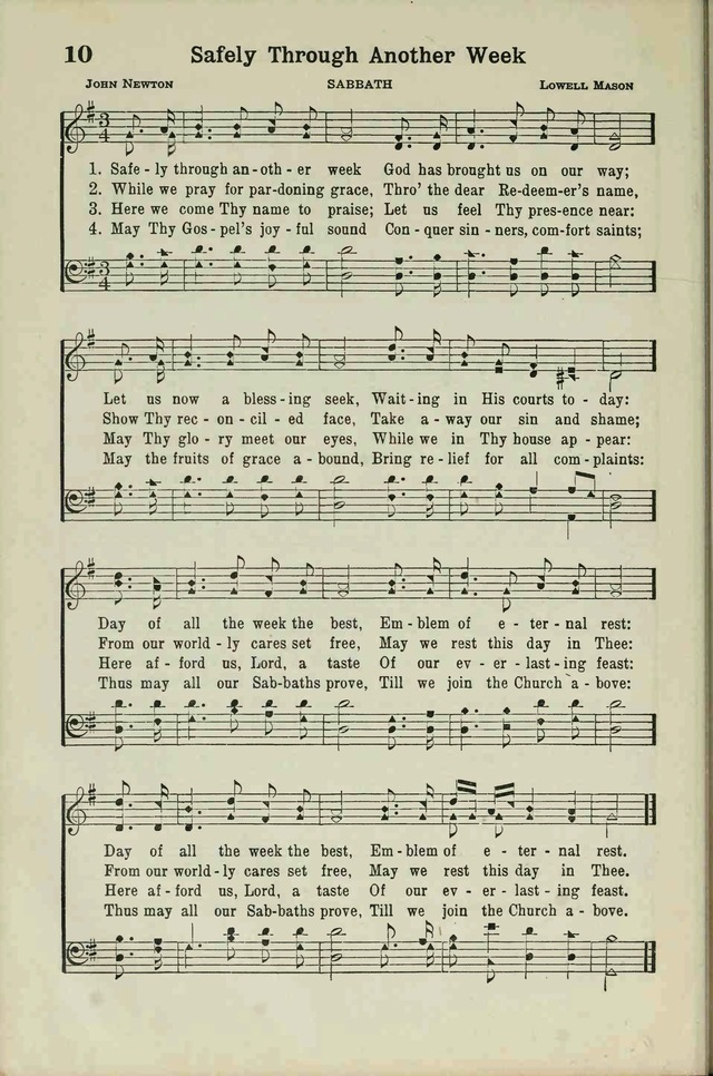 The Broadman Hymnal page 8