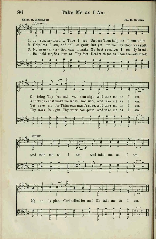 The Broadman Hymnal page 84