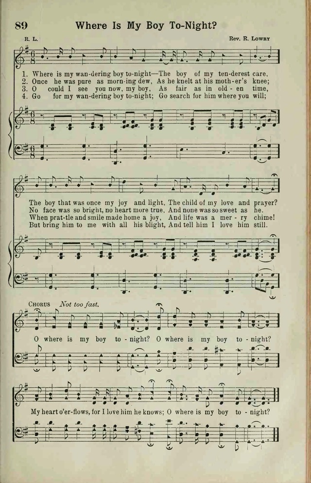 The Broadman Hymnal page 87