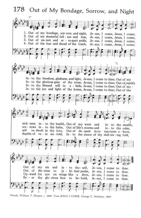 Baptist Hymnal (1975 ed) page 168