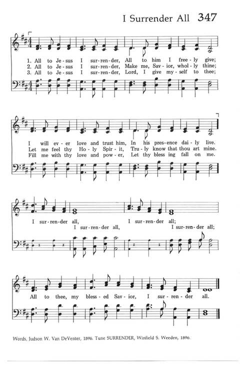 Baptist Hymnal (1975 ed) page 333