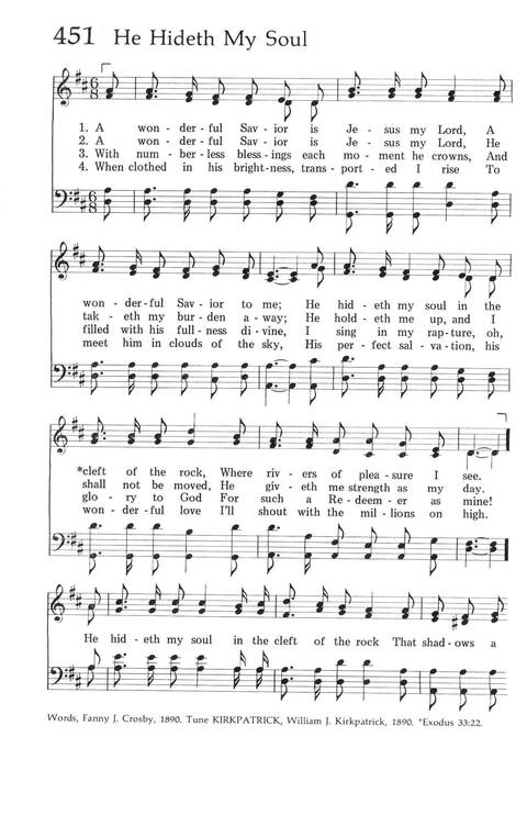 Baptist Hymnal (1975 ed) page 436