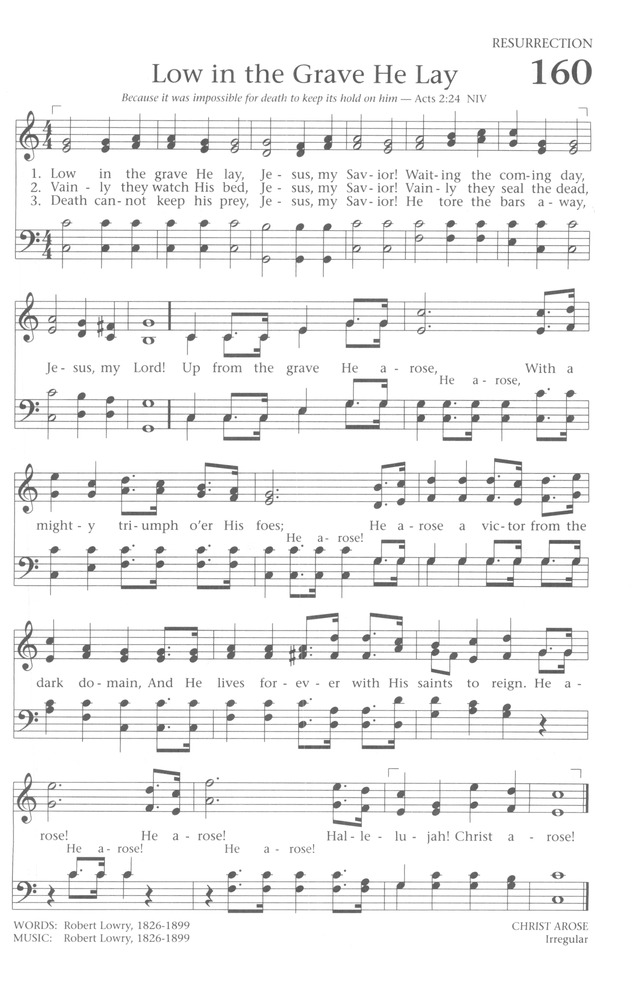 Baptist Hymnal 1991 page 143