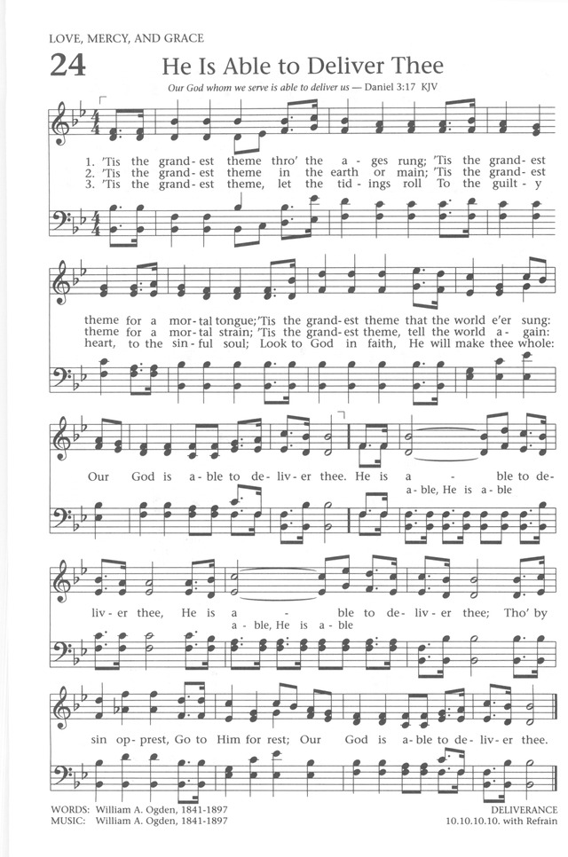 Baptist Hymnal 1991 page 22