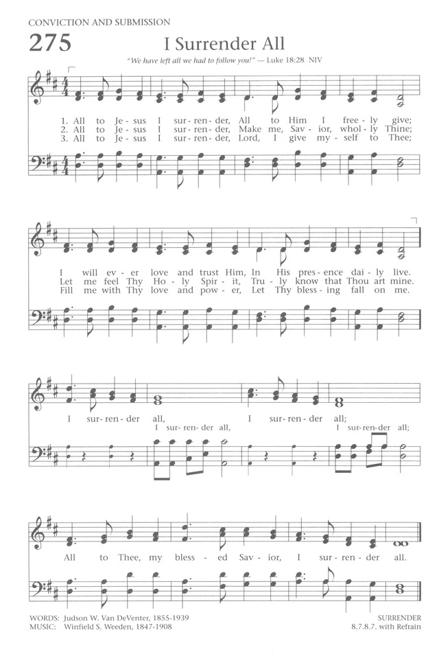 Baptist Hymnal 1991 page 246