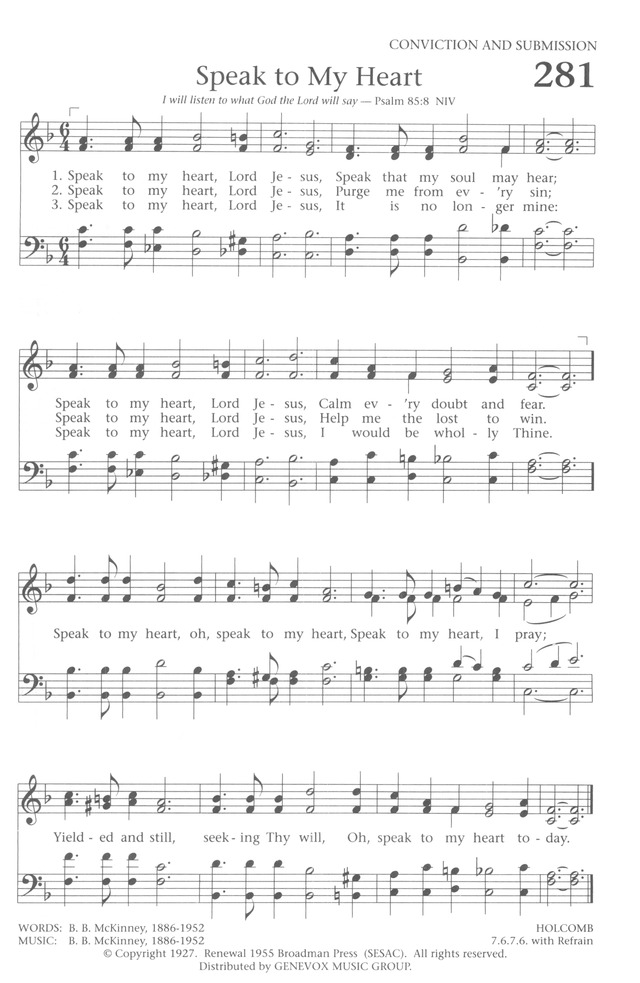 Baptist Hymnal 1991 page 251