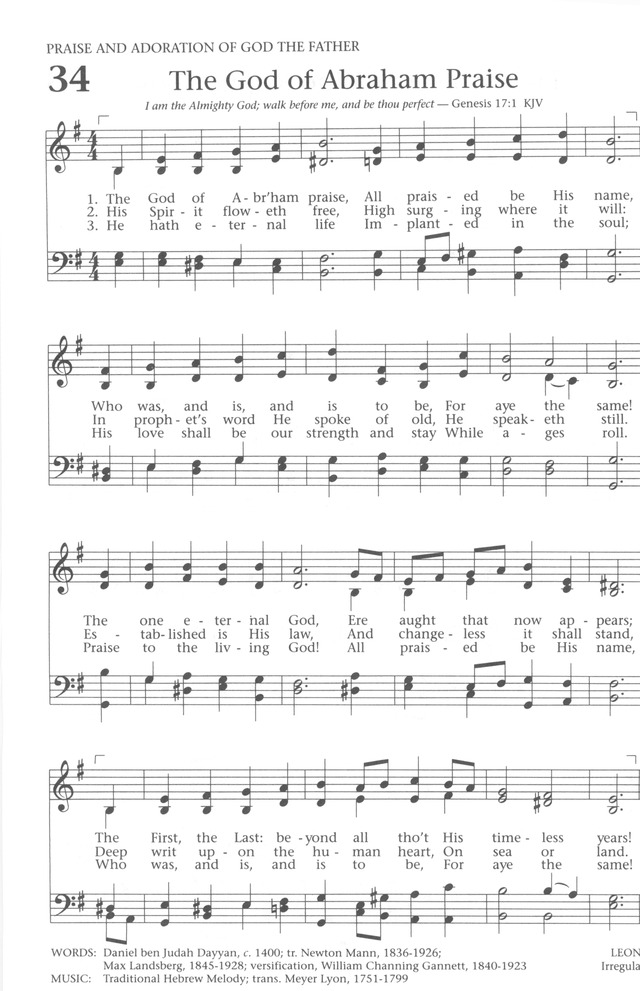 Baptist Hymnal 1991 page 30