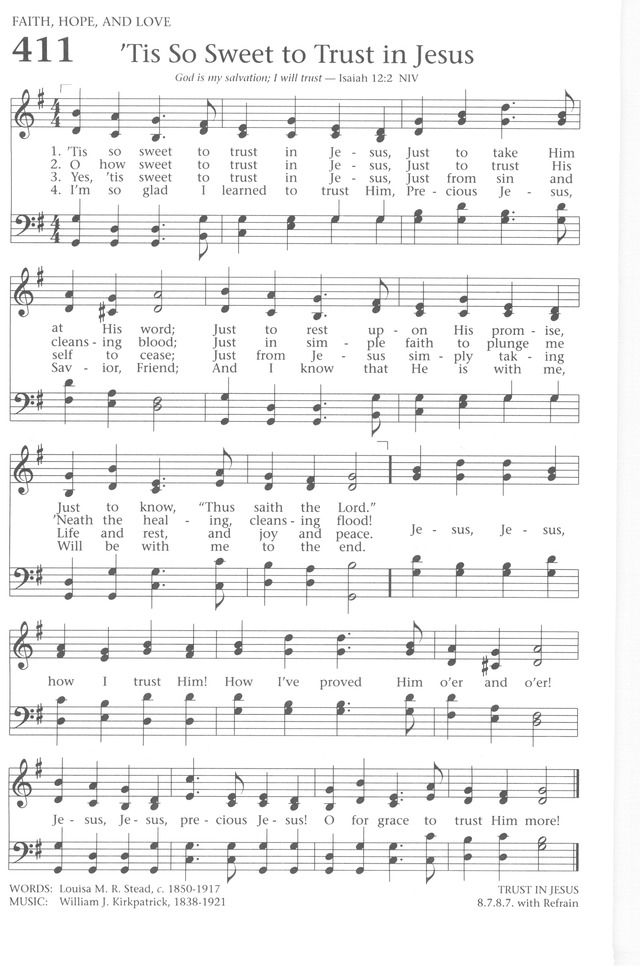 Baptist Hymnal 1991 page 362