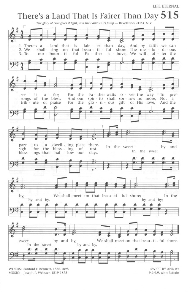 Baptist Hymnal 1991 page 457