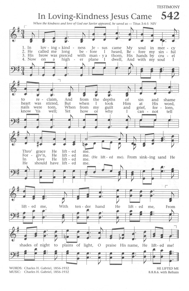 Baptist Hymnal 1991 page 483