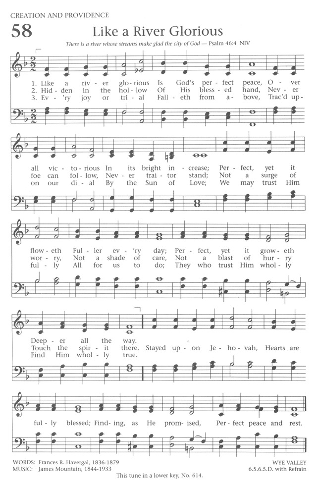 Baptist Hymnal 1991 page 52