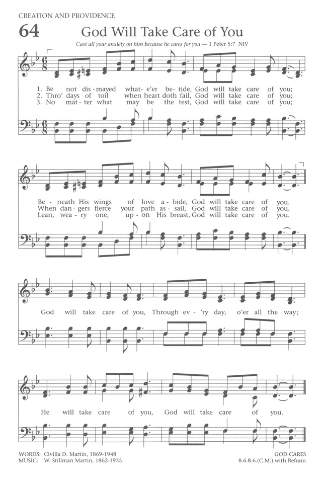 Baptist Hymnal 1991 page 58