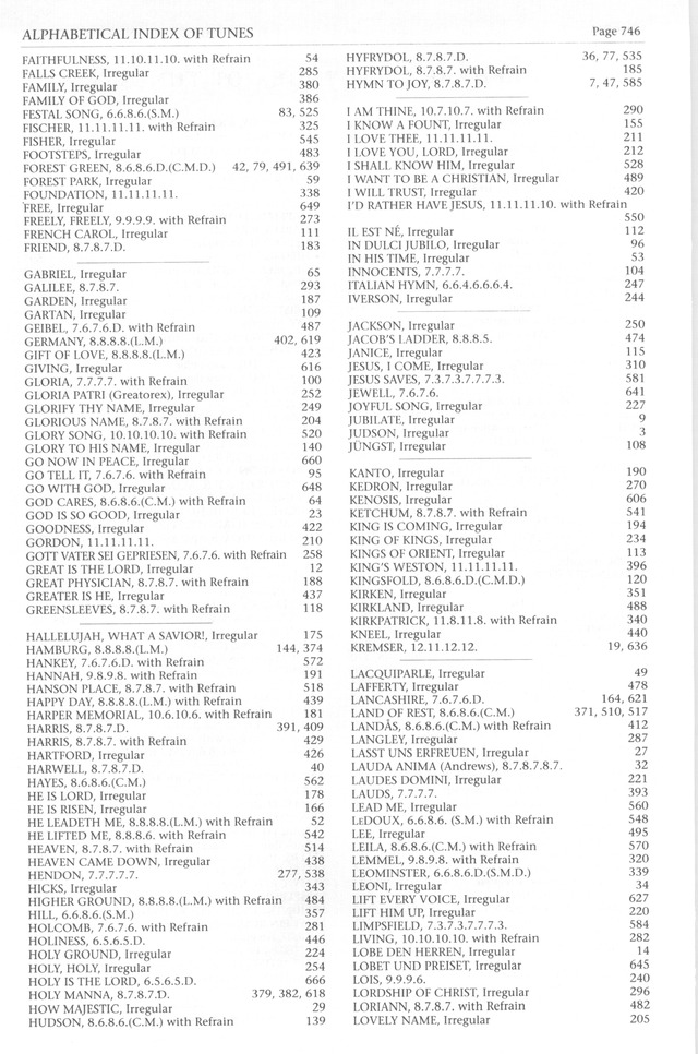 Baptist Hymnal 1991 page 628