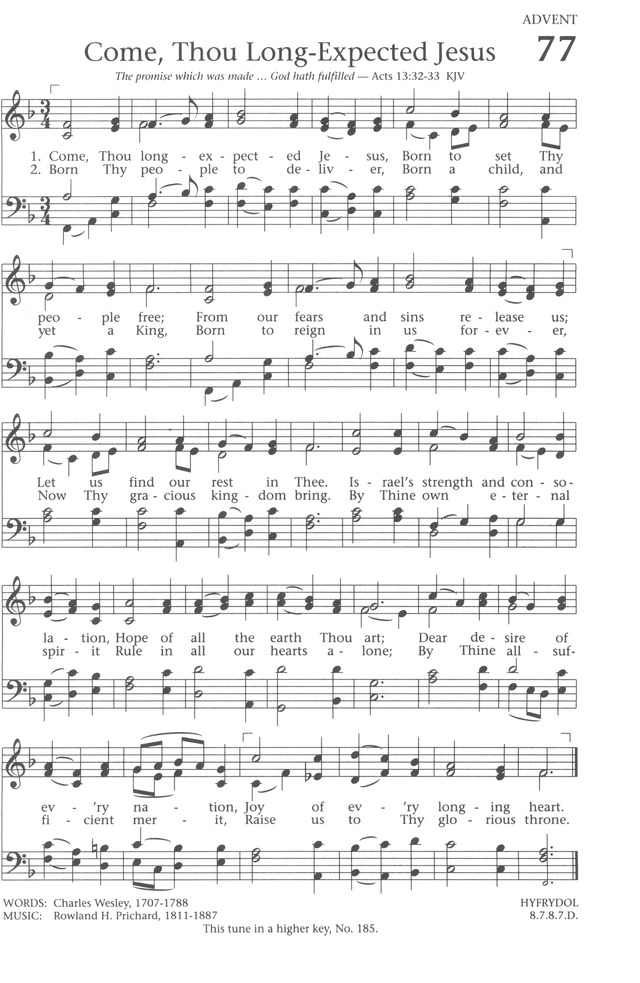 Baptist Hymnal 1991 page 69