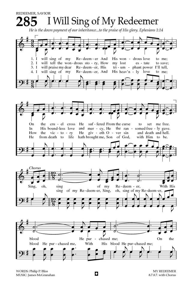 Baptist Hymnal 2008 page 399