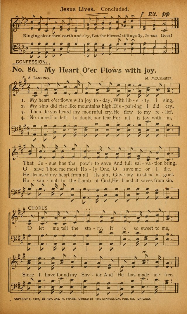 Best Hymns No. 3: for services of song in Christian work page 74