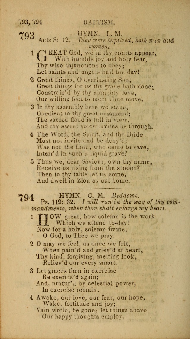 The Baptist Hymn Book: original and selected: in two parts page 462