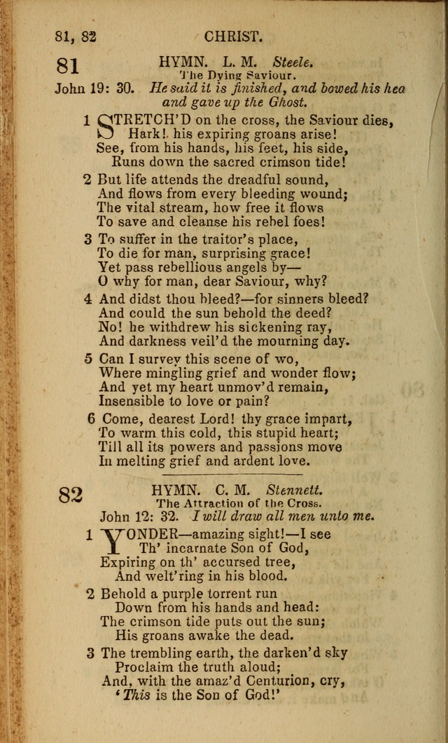 The Baptist Hymn Book: original and selected: in two parts page 50