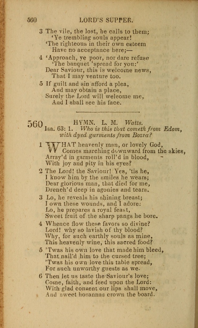 Baptist Hymn Book page 326