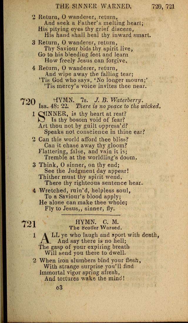 Baptist Hymn Book page 421