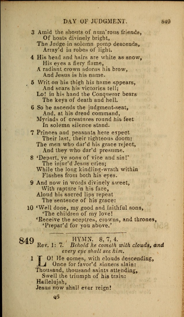 Baptist Hymn Book page 491