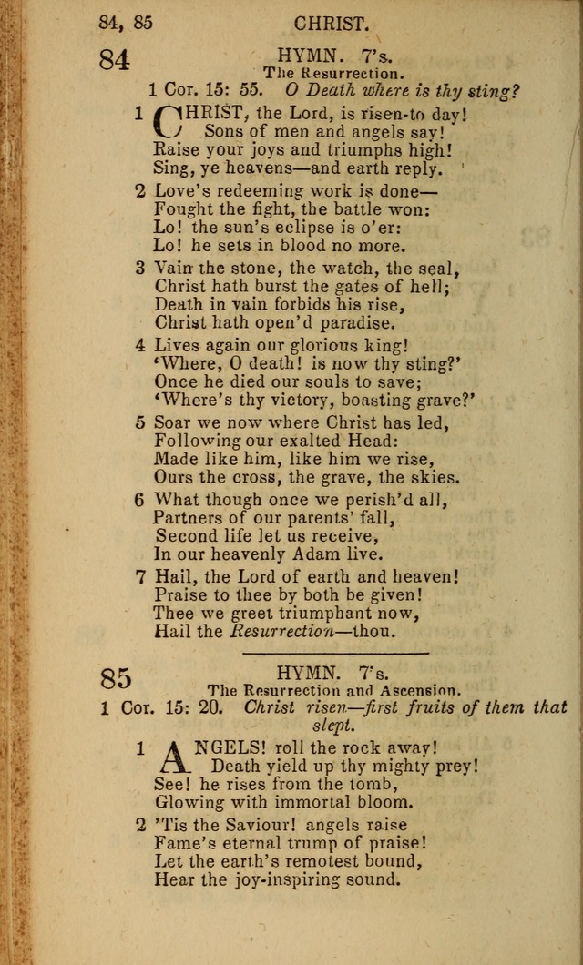 Baptist Hymn Book page 52