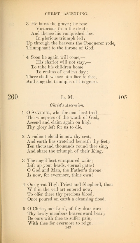 The Baptist Hymn Book page 143